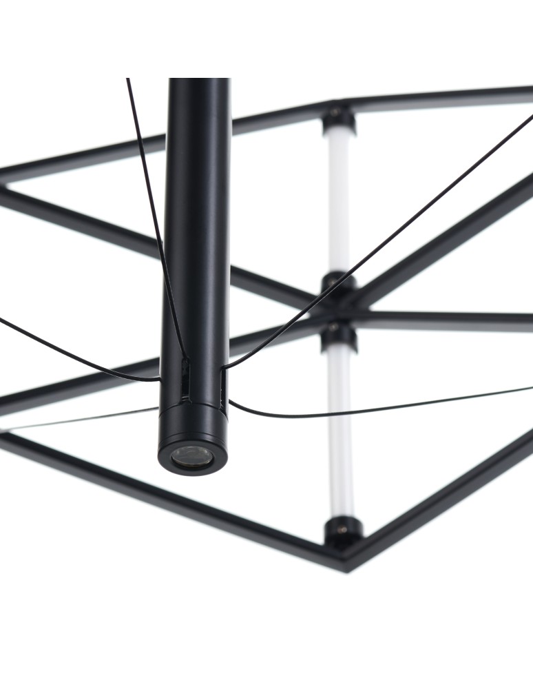 Step Into Design Lampa wisząca SPACE LED czarna 60 cm ST-9858 P/S black Step Into Design Lampa wisząca SPACE LED czarna 60 cm ST-9858 P/S black