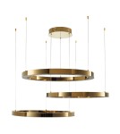 Step Into Design Lampa wisząca CIRCLE 60+80+100 LED złoty połysk na 1 podsufitce DN924-60+80+100 gold Step Into Design Lampa wisząca CIRCLE 60+80+100 LED złoty połysk na 1 podsufitce DN924-60+80+100 gold