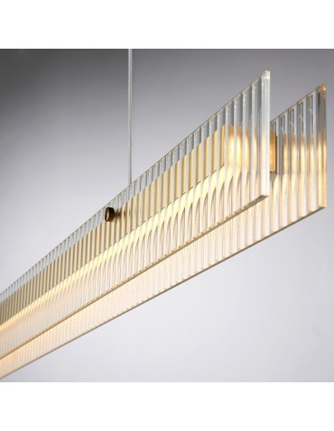Step Into Design Lampa wisząca LONGIN-120 LED złoty 120 cm ST-10538P-L120 - produkt 2