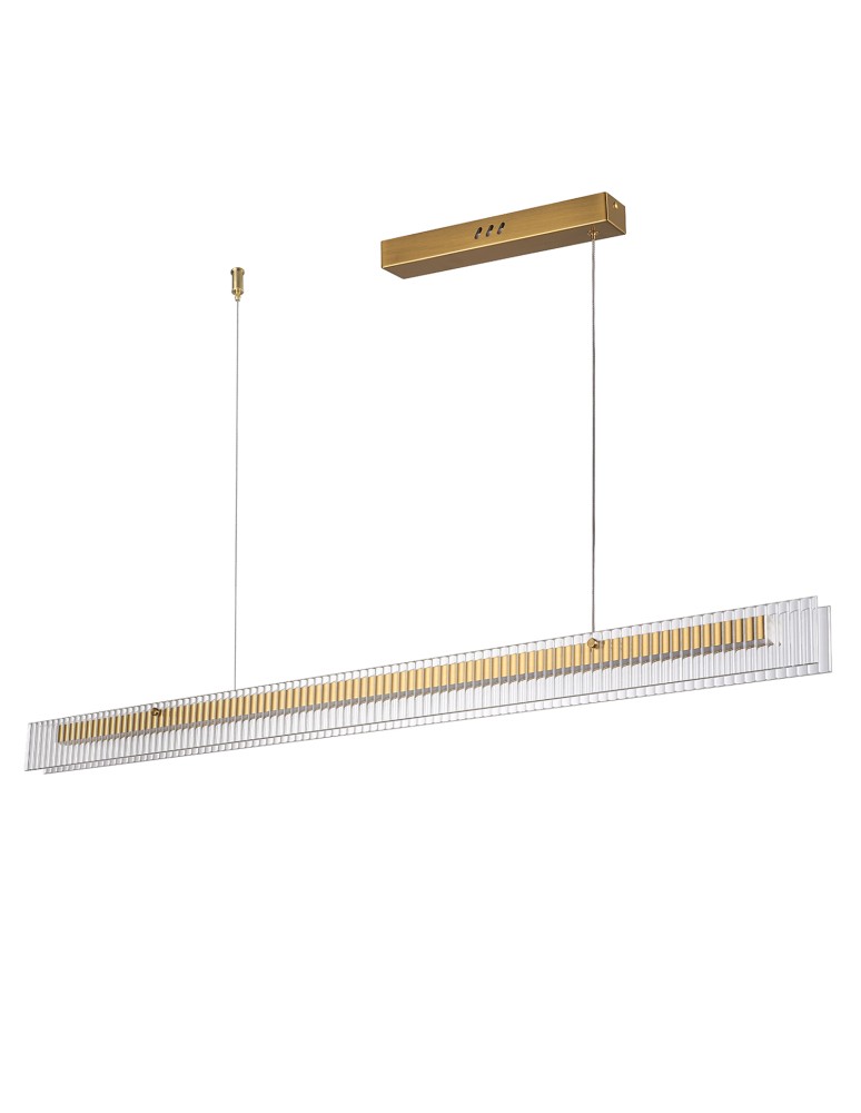 Step Into Design Lampa wisząca LONGIN-120 LED złoty 120 cm ST-10538P-L120 Step Into Design Lampa wisząca LONGIN-120 LED złoty 120 cm ST-10538P-L120