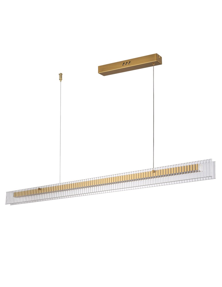 Step Into Design Lampa wisząca LONGIN-120 LED złoty 120 cm ST-10538P-L120 Step Into Design Lampa wisząca LONGIN-120 LED złoty 120 cm ST-10538P-L120