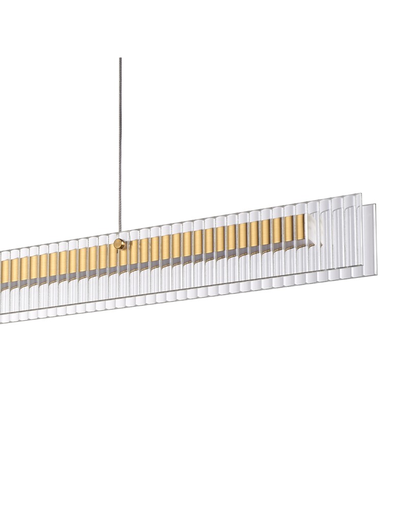 Step Into Design Lampa wisząca LONGIN-120 LED złoty 120 cm ST-10538P-L120 Step Into Design Lampa wisząca LONGIN-120 LED złoty 120 cm ST-10538P-L120