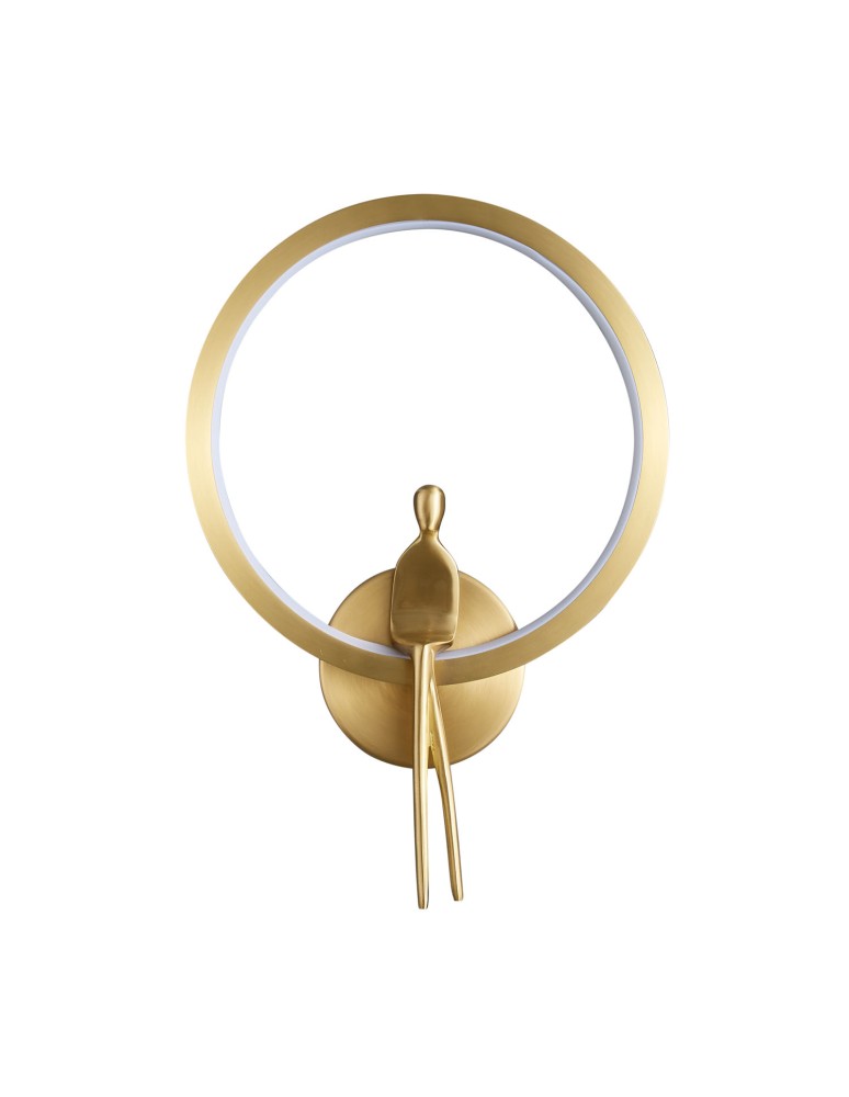  Step Into Design Lampa ścienna AMICI RING LED złota 27 cm ST-B3607 gold