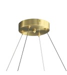 Lampy wiszące glamour -  Step Into Design Lampa wisząca PIUMA mosiądz biała 80 cm ST-6289-8 - product 11