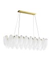 Step Into Design Lampa wisząca PIUMA LONG biała 100 cm ST-6289-10C