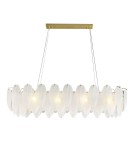 Lampy wiszące glamour -  Step Into Design Lampa wisząca PIUMA LONG biała 100 cm ST-6289-10C - product 2