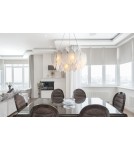 Lampy wiszące glamour -  Step Into Design Lampa wisząca PIUMA LONG biała 100 cm ST-6289-10C - product 4