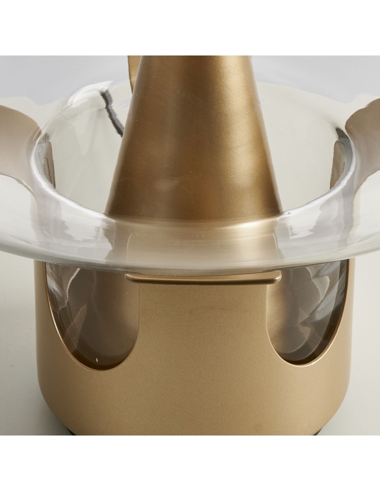 Step Into Design Lampa stołowa FATA transparentno złota 35 *46 cm ST-7278-S GOLD Step Into Design Lampa stołowa FATA transparentno złota 35 *46 cm ST-7278-S GOLD