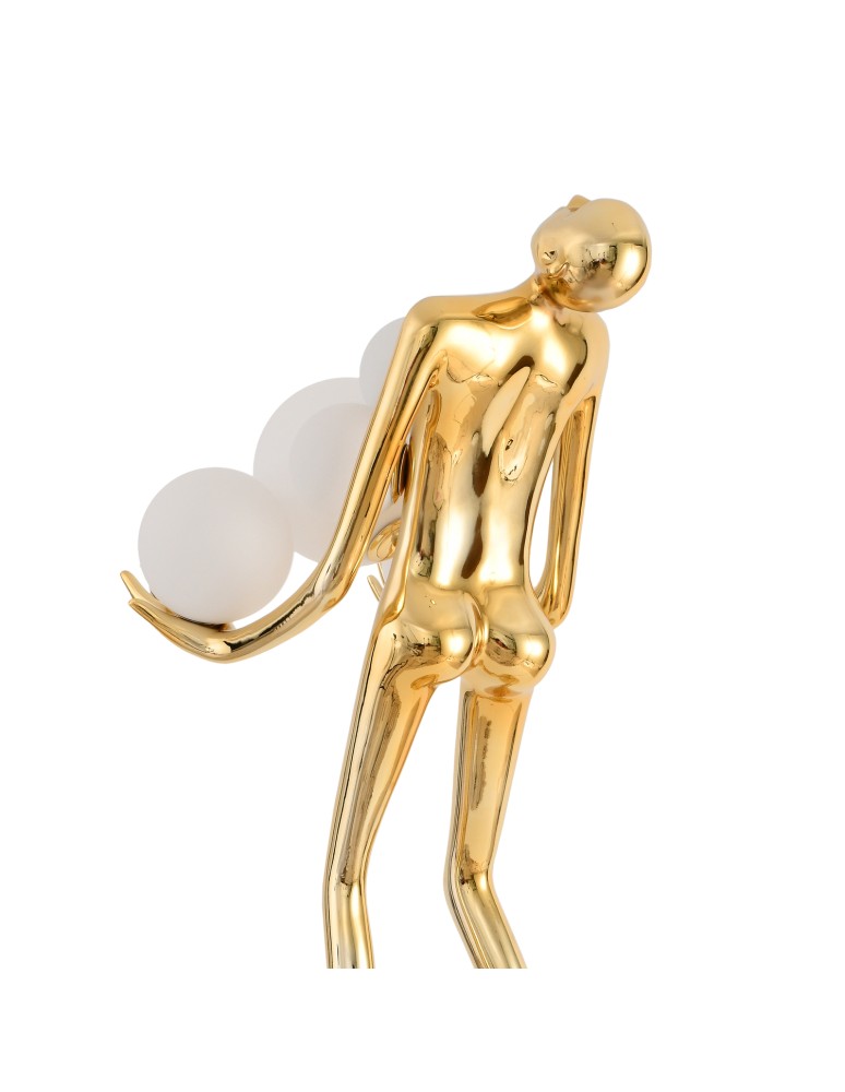 Step Into Design Lampa podłogowa WOMAN GOLD złoty połysk 180 cm F9312 gold Step Into Design Lampa podłogowa WOMAN GOLD złoty połysk 180 cm F9312 gold