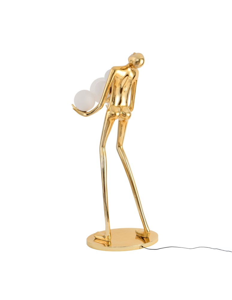 Step Into Design Lampa podłogowa WOMAN GOLD złoty połysk 180 cm F9312 gold Step Into Design Lampa podłogowa WOMAN GOLD złoty połysk 180 cm F9312 gold