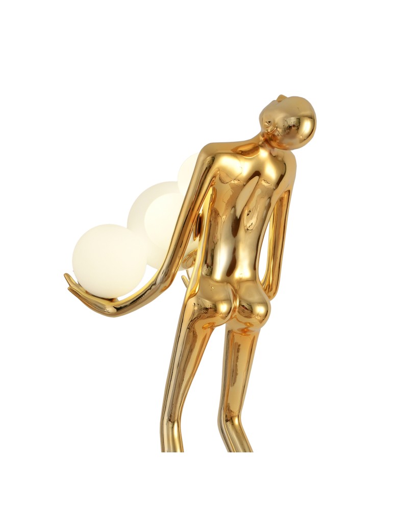Step Into Design Lampa podłogowa WOMAN GOLD złoty połysk 180 cm F9312 gold Step Into Design Lampa podłogowa WOMAN GOLD złoty połysk 180 cm F9312 gold