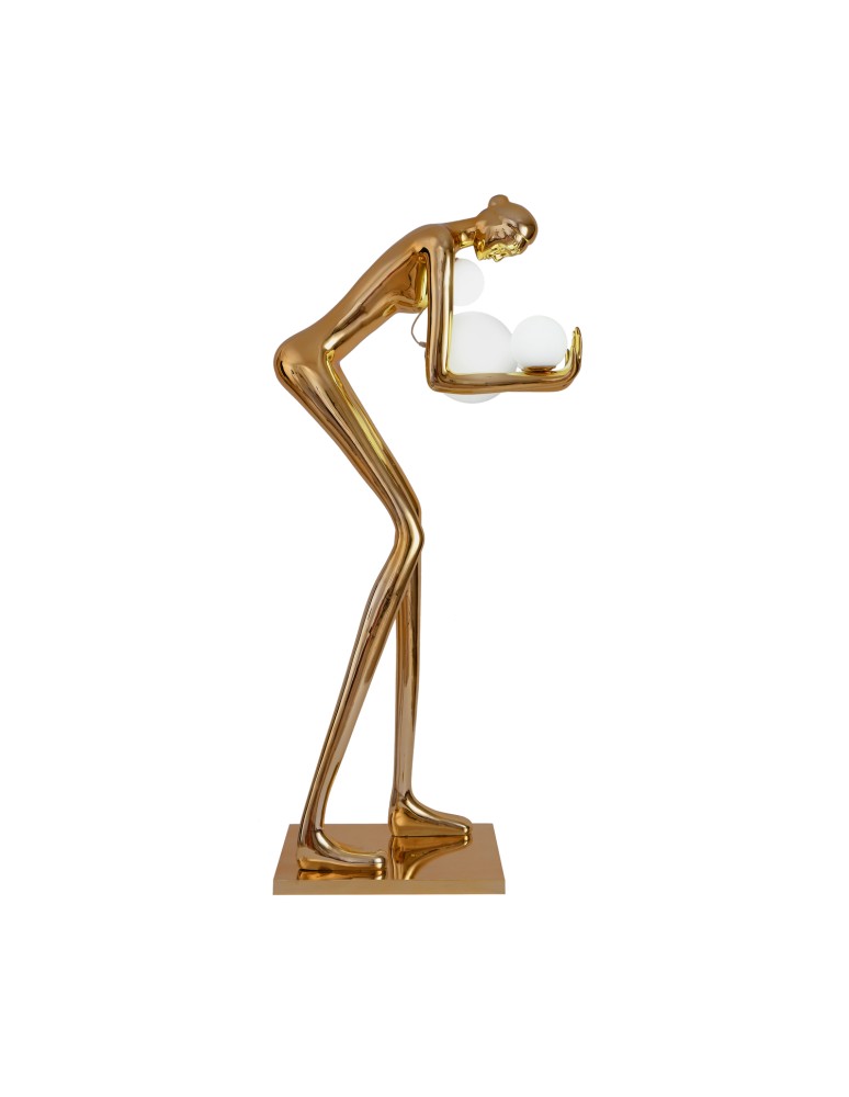 Step Into Design Lampa podłogowa WOMAN-2 GOLD złoty połysk 190 cm DN433-F gold Step Into Design Lampa podłogowa WOMAN-2 GOLD złoty połysk 190 cm DN433-F gold