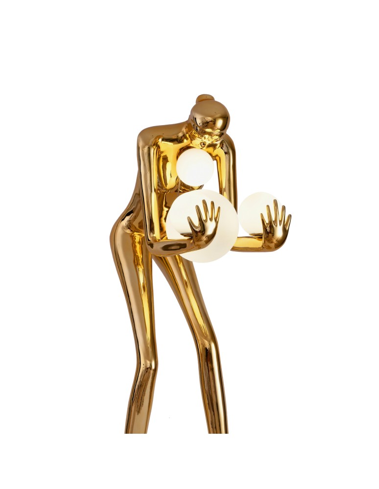Step Into Design Lampa podłogowa WOMAN-2 GOLD złoty połysk 190 cm DN433-F gold Step Into Design Lampa podłogowa WOMAN-2 GOLD złoty połysk 190 cm DN433-F gold