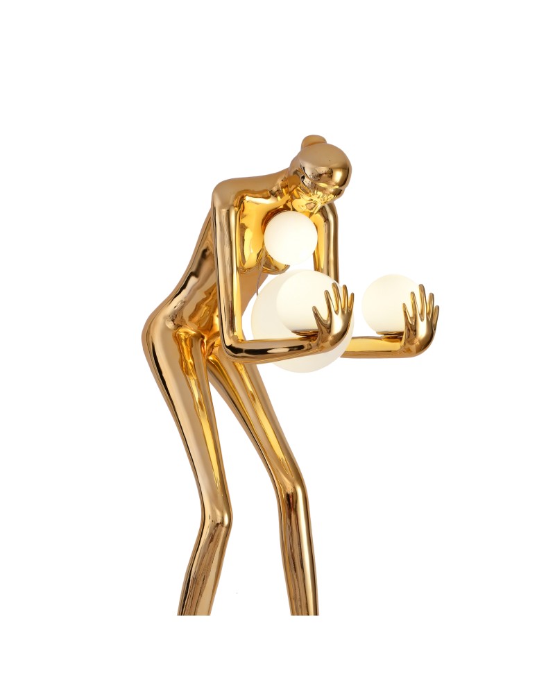 Step Into Design Lampa podłogowa WOMAN-2 GOLD złoty połysk 190 cm DN433-F gold Step Into Design Lampa podłogowa WOMAN-2 GOLD złoty połysk 190 cm DN433-F gold
