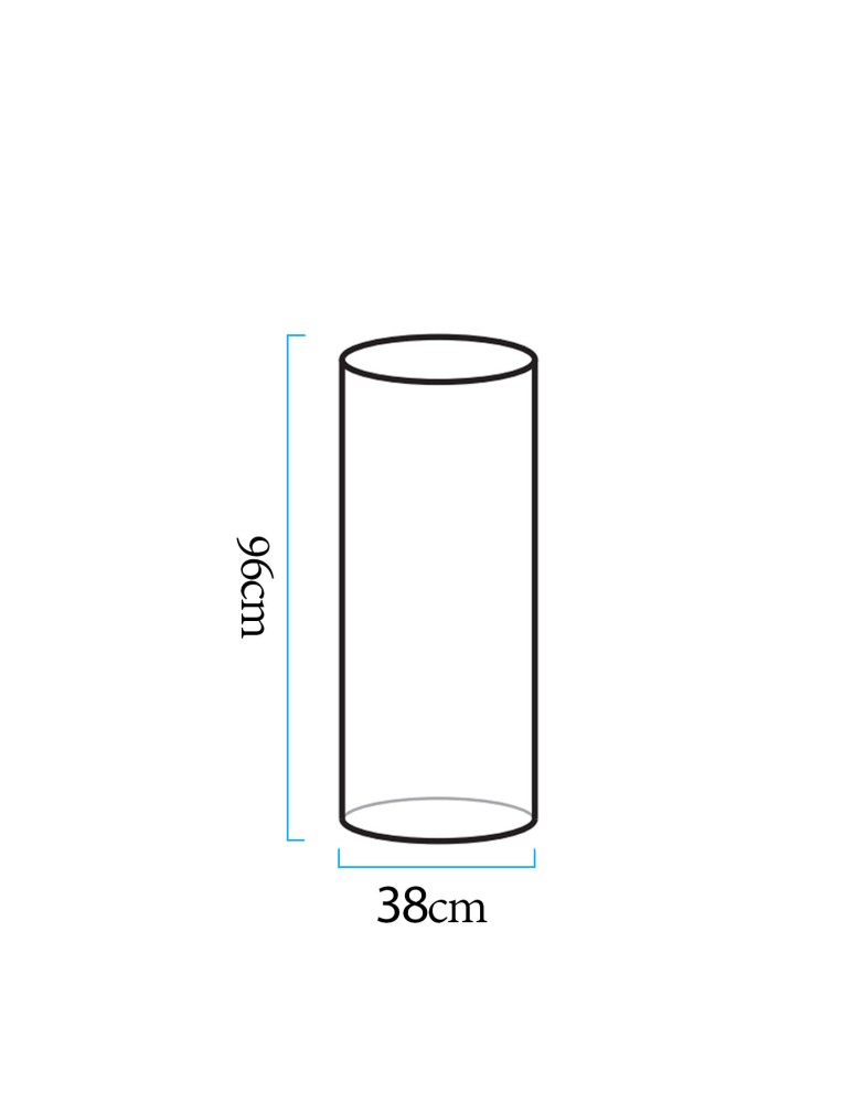 Step Into Design Lampa ogrodowa kolumna TUBE LED RGBW 16 kolorów 96 cm ES-DC031