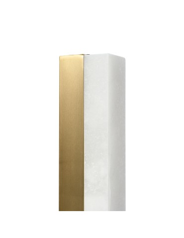 Step Into Design Lampa ścienna BLOCK biały marmur i mosiądz 40 cm ST-3390 - produkt 2