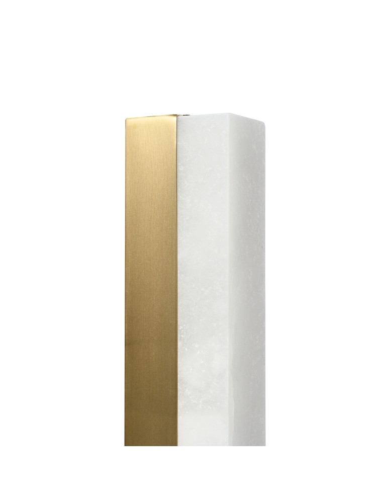Step Into Design Lampa ścienna BLOCK biały marmur i mosiądz 40 cm ST-3390 Step Into Design Lampa ścienna BLOCK biały marmur i mosiądz 40 cm ST-3390