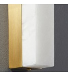 Step Into Design Lampa ścienna BLOCK biały marmur i mosiądz 40 cm ST-3390 Step Into Design Lampa ścienna BLOCK biały marmur i mosiądz 40 cm ST-3390