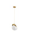  Step Into Design Lampa wisząca ORBITA biało złota 20 cm DP0067-200
