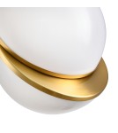 Lampy wiszące pojedyncze -  Step Into Design Lampa wisząca ORBITA biało złota 20 cm DP0067-200 - product 2