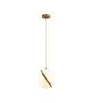 Lampy wiszące pojedyncze -  Step Into Design Lampa wisząca ORBITA biało złota 20 cm DP0067-200 - product 3
