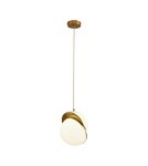 Lampy wiszące pojedyncze -  Step Into Design Lampa wisząca ORBITA biało złota 20 cm DP0067-200 - product 4