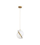 Lampy wiszące pojedyncze -  Step Into Design Lampa wisząca ORBITA biało złota 20 cm DP0067-200 - product 6