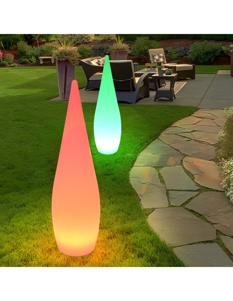 Step Into Design Lampa ogrodowa stojąca duszek GHOST LED RGBW 16 kolorów 80 cm ES-DC001  Step Into Design Lampa ogrodowa stojąca duszek GHOST LED RGBW 16 kolorów 80 cm ES-DC001