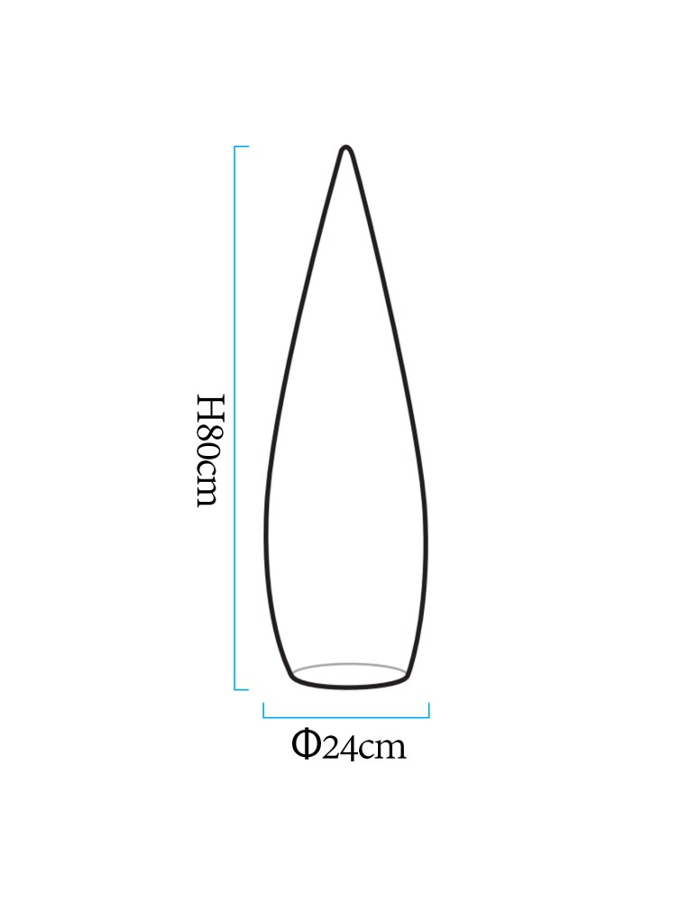 Step Into Design Lampa ogrodowa stojąca duszek GHOST LED RGBW 16 kolorów 80 cm ES-DC001  Step Into Design Lampa ogrodowa stojąca duszek GHOST LED RGBW 16 kolorów 80 cm ES-DC001