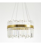 Lampy wiszące glamour -  Step Into Design Lampa wisząca ROYAL LED kryształowa złota 50 cm ST-1088-50 - product 2