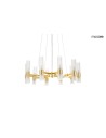 MOOSEE lampa wisząca TUBS 10 złota (MSE1501100456) MOOSEE lampa wisząca TUBS 10 złota (MSE1501100456)