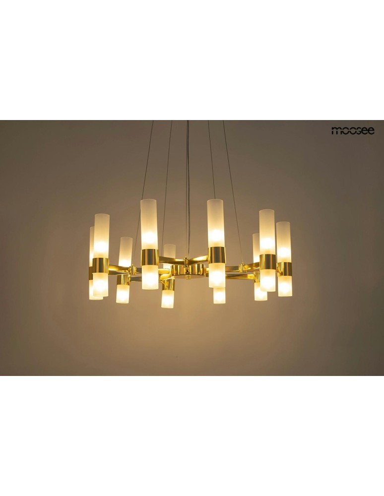 MOOSEE lampa wisząca TUBS 10 złota (MSE1501100456) MOOSEE lampa wisząca TUBS 10 złota (MSE1501100456)
