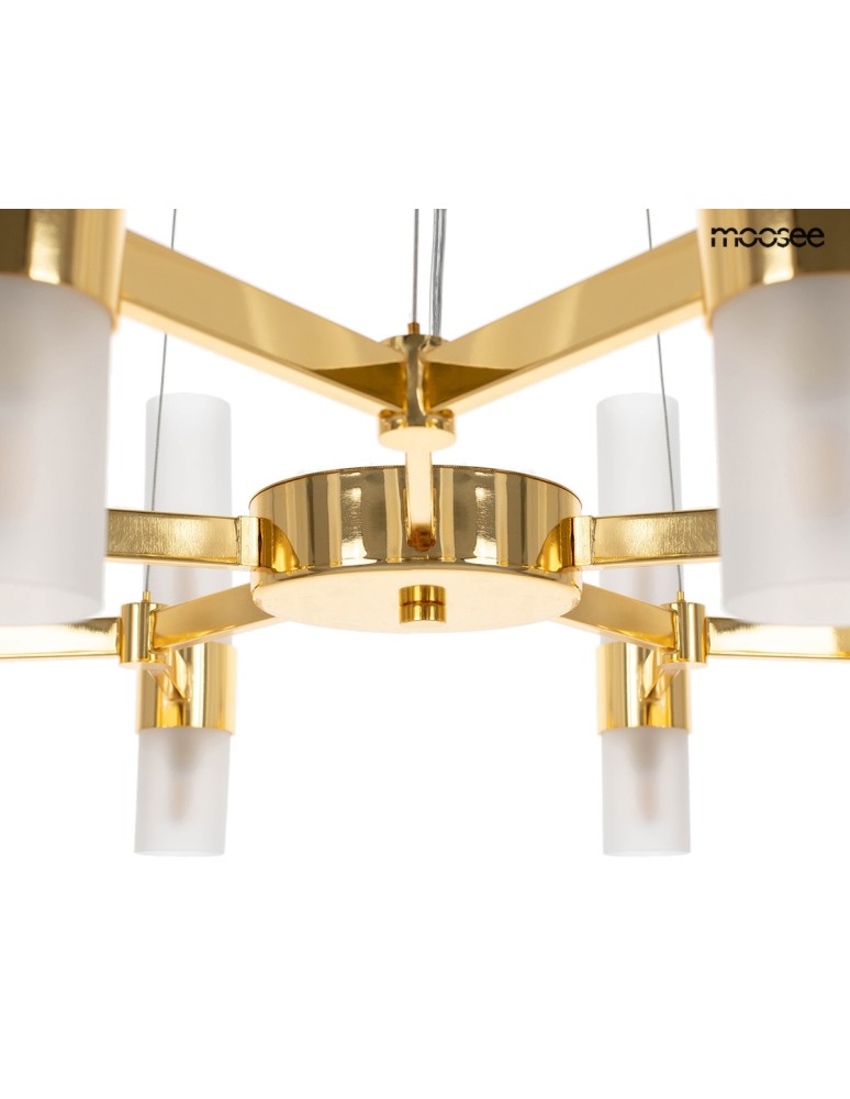 MOOSEE lampa wisząca TUBS 10 złota (MSE1501100456) MOOSEE lampa wisząca TUBS 10 złota (MSE1501100456)