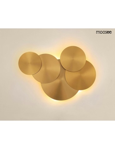 MOOSEE lampa ścienna SCUDO złota (MSE1501100148) - produkt 2