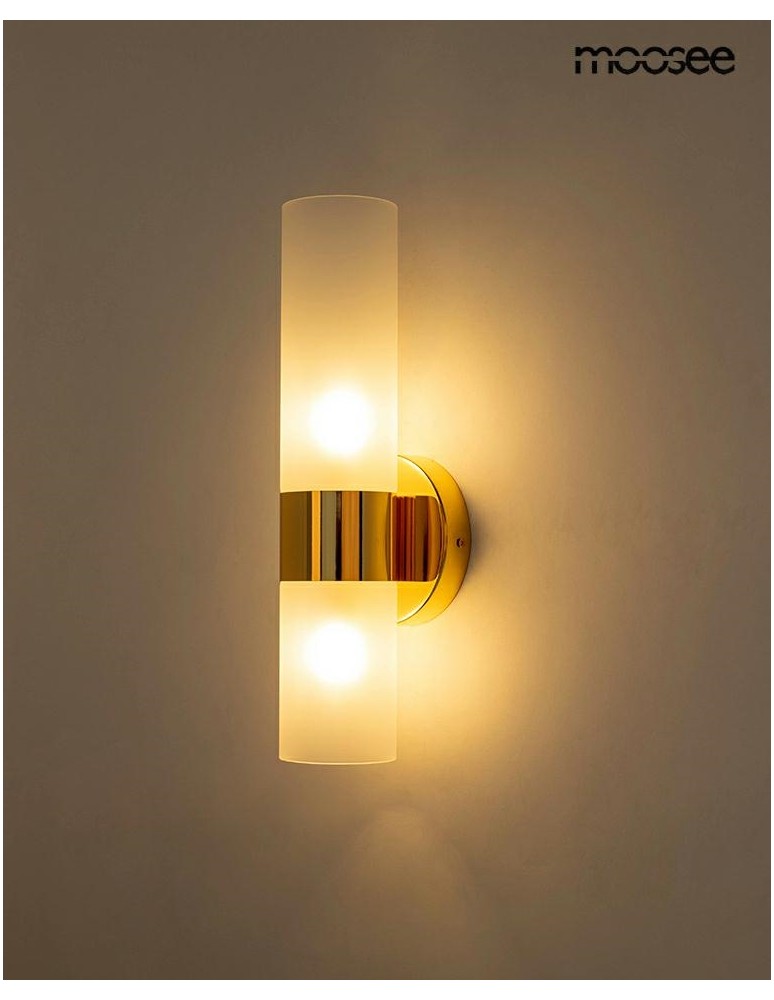 MOOSEE lampa ścienna TUBS złota (MSE1501100455)