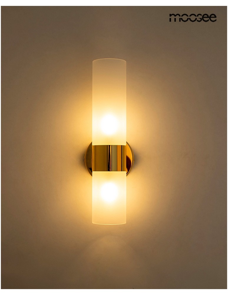 MOOSEE lampa ścienna TUBS złota (MSE1501100455)