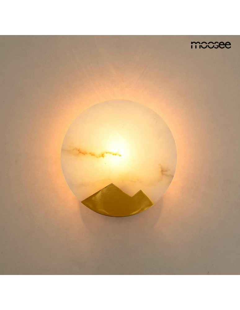 Kinkiety nowoczesne - MOOSEE lampa ścienna LUXIO złota (MSE1501100444) - product kolory-swiatla.pl 2