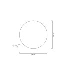 MOOSEE lampa ścienna SHADOW SUN 30 - metal (MSE1501100497) MOOSEE lampa ścienna SHADOW SUN 30 - metal (MSE1501100497)