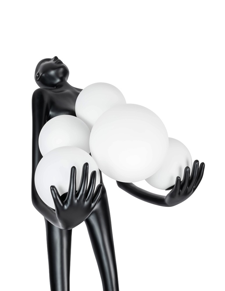 King Home MOOSEE lampa podłogowa HUMAN PREMIUM -    włókno szklane, szkło (MSE1501100339)