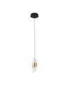 Italux Tonga Wisząca LED 8W 650 lm 3000K (Ciepła biel) Czarny, złoty PND-26374-1-8W-3K-BK-GD