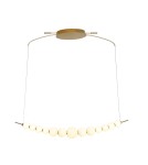 Lampy wiszące designerskie - Italux Ronza Wisząca LED 37W 3100 lm 3000K (Ciepła biel) Złoty PND-36472-37W-3K-GD - product 1