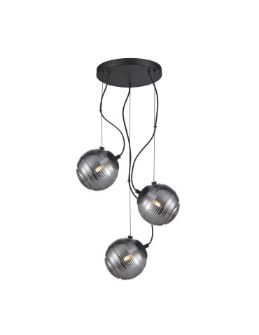 Italux Perona Wisząca 3xG9 40W Czarny mat PND-92389-3A-BK