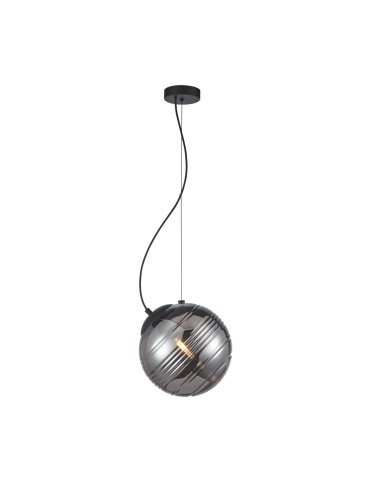 Italux Perona Wisząca 1xE27 60W Czarny mat PND-92389-1-BK