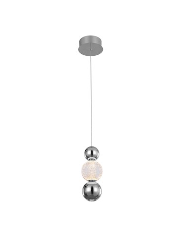 Italux Oter Wisząca 2xLED 7W 400 lm 3000K (Ciepła biel) Chrom PND-83728-7W-3K-CH