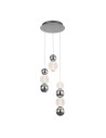 Italux Oter Wisząca 7xLED 21W 1300 lm 3000K (Ciepła biel) Chrom PND-83728-21W-3K-CH