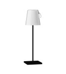Lampy ogrodowe przenośne - Italux Ostap Stołowa przenośna LED 5W 300 lm 3000K + RGB IP54 Czarny TB-2749-BK - product 1