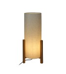 Lampy stołowe dekoracyjne - Italux Ones Biurkowa 1xE27 25W Biały, drewniany TB-85930-L-WH-WO - product 1