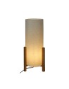 Italux Ones Biurkowa 1xE27 25W Biały, drewniany TB-85930-L-WH-WO