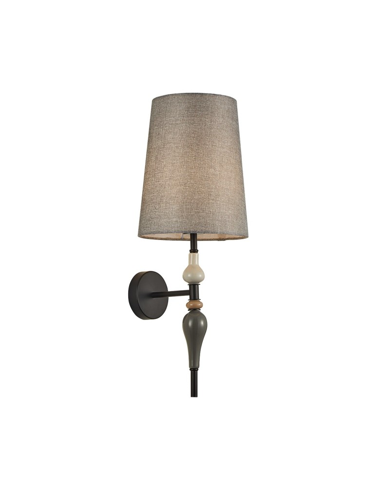 Italux Nerom Kinkiet 1xE27 60W Czarny mat WL-22374-BK