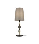 Lampy stołowe z abażurem - Italux Nerom Biurkowa 1xE27 60W Czarny mat TB-22374A-BK - product 1